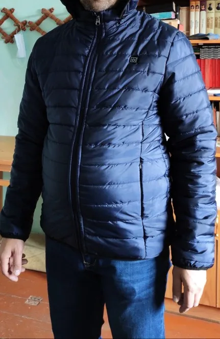 Veste de Chauffage Intelligente pour Couples Couples USB Chauffage Collier Jacket pour Maintenir des v/êtements de Coton de Chauffage /à temp/érature constante