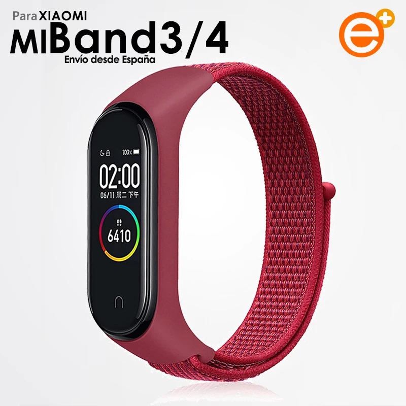 MIBand4主图尼龙中国红