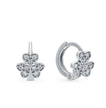 

Silver earrings with cubic zirconia sunlight sample 925