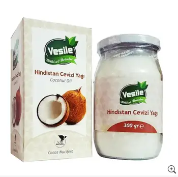 

300 g Occasion Cold Press 100% Natural Coconut Oil Without Press Additives organic health hair care