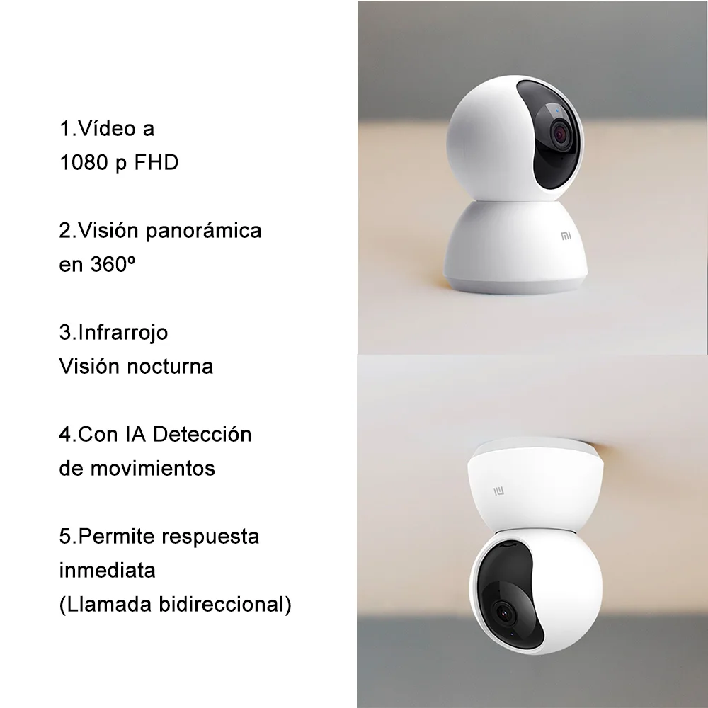 Камера Xiaomi Mi 1080P 360 градусов Wi Fi умная веб камера с панорамированием и наклоном