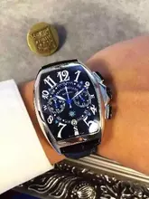 Reloj de pulsera de acero inoxidable para hombre, cronógrafo de cuarzo, con calendario completo, correa de cuero, para negocios, marca superior, 2021