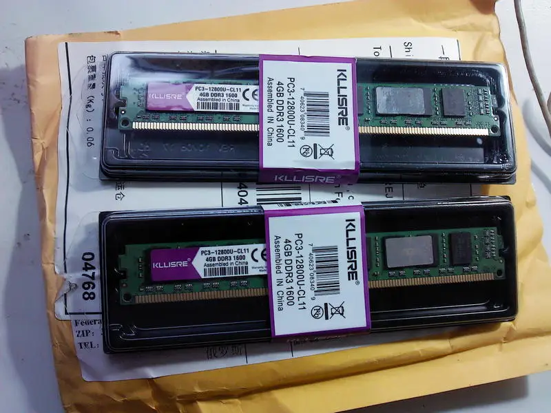 Обзор продукта Kllisre DDR3 8 ГБ 4 ГБ памяти 1600 МГц 1333 240 контактов 1,5 В RAM компьютер dimm 4 ГБ 8 ГБ от пользователя A *** 3