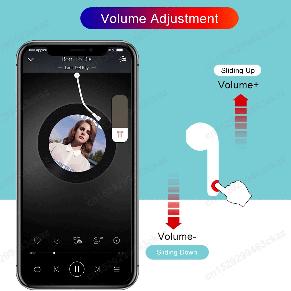i90000 Pro TWS Volume Control Smart Sensor Change Name Earbuds Bluetooth Earphone Headphone PK i7s i200 i9000 i10000 i100000 TWS