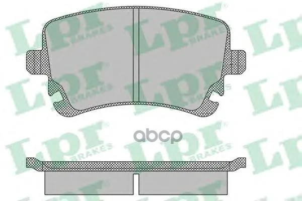 Колодки Тормозные Audi A4/A6/A8/Vw Multivan/T5/Phaeton Задние Lpr 05p1398 Lpr арт. 05P1398