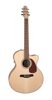 

032471 performer CW mini jumbo HG QIT electro acoustic guitar, with case, Seagull