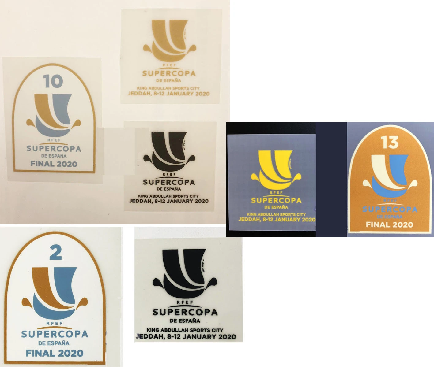 Spain 2020 Final Supercopa Patch Supercopa De Espana Soccer Patch Heat Transfer Badge Patches Aliexpress