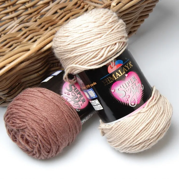 Himalaya Super Soft Yarn 200g-328m Супермягкая пряжа 200 г-328 м из гималайской шерсти