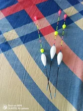 Flotador de pesca compuesto de plástico Nano, Bobbers, bola rodante, gran visibilidad, accesorios aparejos, 3 unids/lote