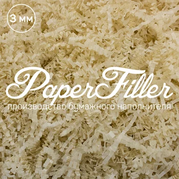 

Paper filler. Parchment unbleached, 3mm, 50 gr