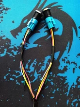 12mm 16mm 19mm 22mm 25mm toma de cable para interruptor de botón de metal cableado 2-6 cables estable de botón de luz