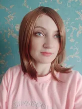 DIFEI peluca sintética bob corto pelo lacio con trimable flequillo Rosa rojo azul peluca cosplay púrpura para pelucas de pelo corto para mujeres