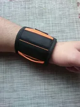 Geoeon-pulsera magnética multifunción de tela Oxford, bolsa de herramientas portátil, herramienta de muñeca para electricista, varias herramientas de fijación, D35