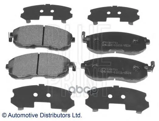 Колодки Тормозные Nissan Juke/Maxima/Teana/Tiida/Suzuki Sx4 Передние Blue Print Adn142140 Blue Print арт. ADN142140