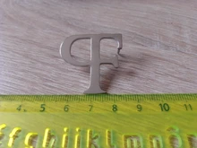 Personalizado, carta personalizada nombre broches de Pin de solapa de acero inoxidable Placa de oro plata Regalo De Rosa broche de las mujeres de los hombres