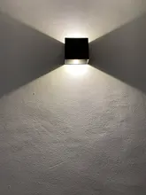 Led-Wall-Lamp Cube Surface-Mounted IP65 Garden Aluminum Outdoor Waterproof NR-155