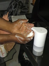 Dispensador automático de jabón con Sensor de inducción infrarrojo, dispositivo desinfectante de manos para baño, espuma sin contacto