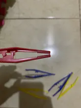 5 unids/set niños seguridad cuentas de plástico pinzas para rompecabezas de modelo Kits de construcción de los niños juguetes de bricolaje arte accesorios de artesanía herramientas