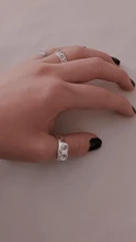 Anillos creativos de cara llorando para mujer, nueva moda, anillo ajustable, joyería para mujer, fiesta, Bar, Club nocturno, regalos del anillo Punk