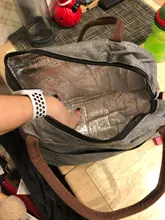 Aosbos nueva moda bolsa almuerzo térmica portátil hecho de lona termicas neveras camping para hombres fiambreras termicas ser comida más fresca porta de comida alimentos picnic para los niños