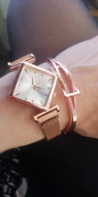 Conjunto de relojes de pulsera magnéticos para mujer, pulsera cuadrada de lujo de cuarzo, reloj de vestir femenino