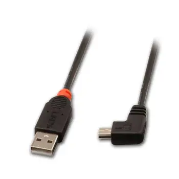 

USB 2.0 cable Type A to MINI-B 90GRADI 0.5M