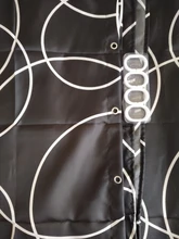 Shower Curtains Cortina Geometric Bathroom Waterproof Cartoon Hooks Plastic Modern Polyester