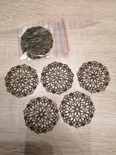 Envío gratis de envolturas de filigrana conectores regalo de artesanía metálica decoración DIY 3,5 cm 5,0 CM