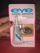 Pegamento profesional para pestañas, herramientas cosméticas para pestañas postizas impermeables adhesivo de maquillaje, Blanco claro/negro