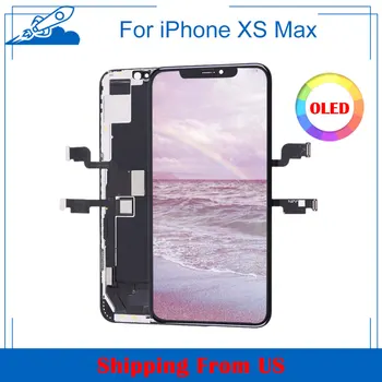 

Elekworld Grade For iphone XS Max With 3D Touch Digitizer Assembly No Dead Pixel LCD Screen Replacement Display Shipping From US