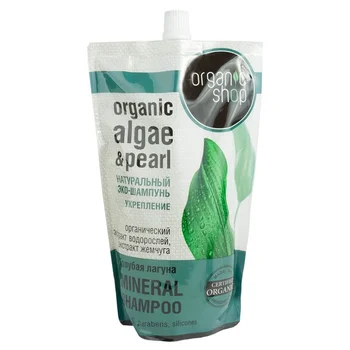 

Organic Shop shampoo "Blue Lagoon" strengthening, DOY-Pak
