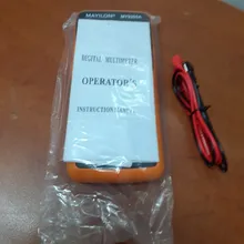 Multímetro Digital profesional DT9205A, medidor Manual de rango de voltaje, valores eficaces verdaderos, probador de transistores, herramienta de electricista