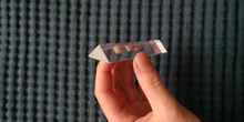 Prisma óptico de cristal para enseñanza, Prisma reflectante de ángulo recto, Triangular, espectro de luz, Prisma para arcoíris, 1 Uds.