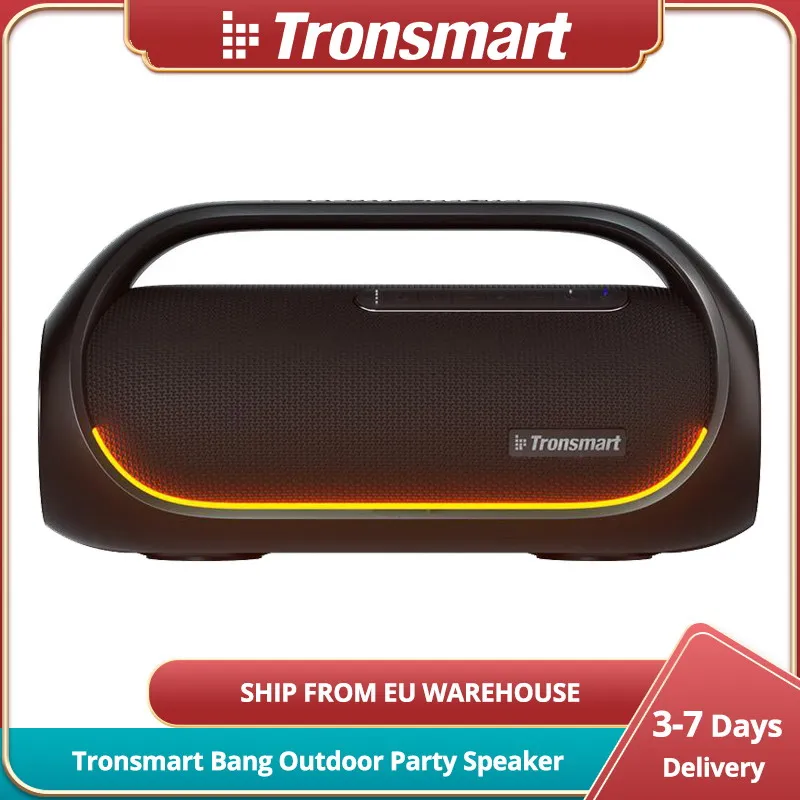 Oringial Tronsmart Bang 60 Вт уличная Колонка для вечерние запатентованная SoundPulse®Ударный