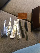 Juego profesional de tijeras para peluquería, accesorios para corte de pelo, para peluquero de alta calidad de salón, opción multicolor de 6 pulgadas