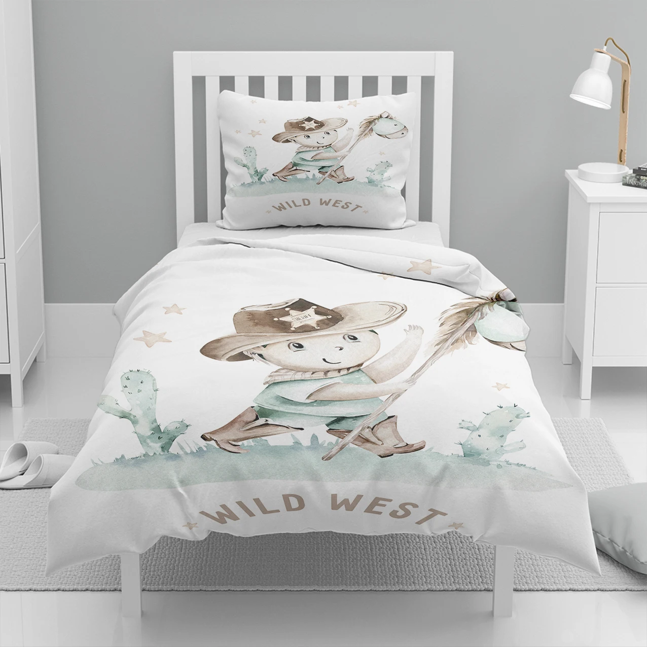 

Детский ковбойский Комплект постельного белья, 4 шт.