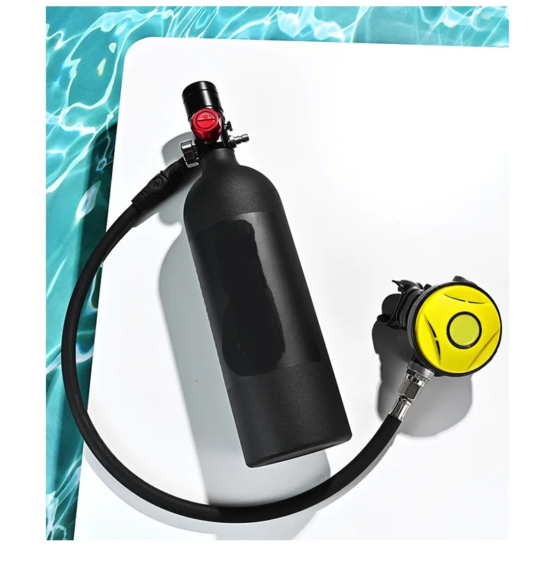 Underwater breathing apparatus, scuba diving equipment, gas cylinder, gill portable oxygen tank, full set of professional swimmi