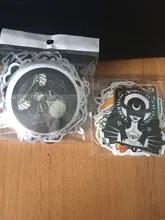 Pegatinas de dibujos animados para Skateboard, calcomanías de bicicleta, portátil, álbum de recortes, equipaje de Skateboard, serie gótica bruja demonio, 10/30/50 Uds.