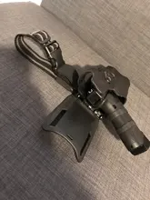 Correa de banda para pierna táctica QLS 19 22, adaptador de cartuchera para pistola Safa Glock 17 Beretta M9, cinturón de cintura para pistola de caza