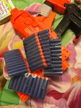 Balas de espuma EVA para pistola de juguete, dardos sólidos para Nerf n-strike Elite Series, 500/100 Uds.