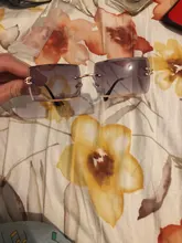 Viaje de moda de estilo sin montura anteojos para sol de Montañismo de moda pequeño rectángulo gafas de sol UV400 tonos para las mujeres de los hombres gafas