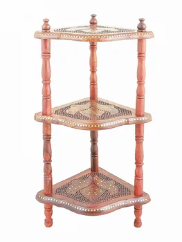 

Floor carved wood 3-tier