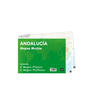 

PACK 10 MUDOS maps is ANDALUCIA POLITICA FISICA