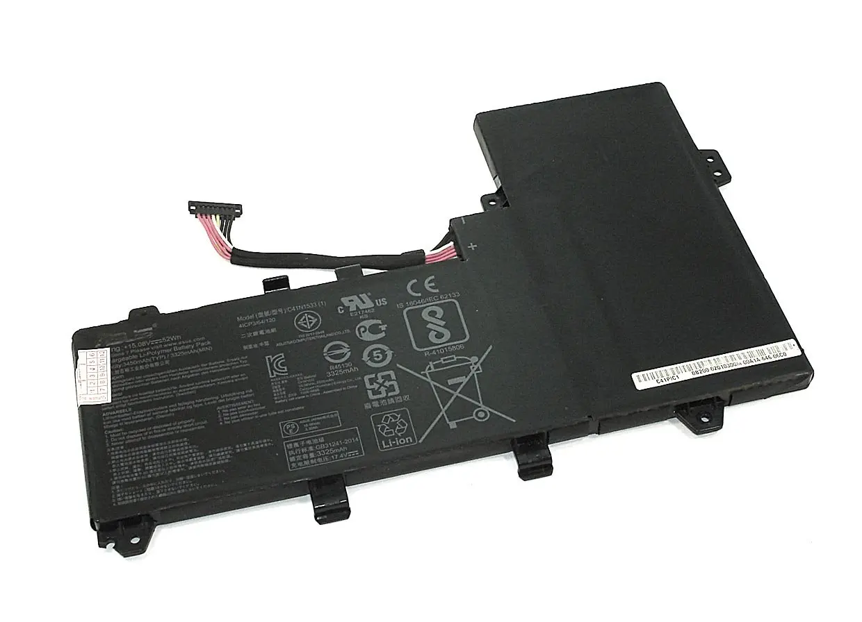 Аккумуляторная батарея C41N1533 для ноутбука Asus UX560 (15.2V 3450mAh) | Компьютеры и офис