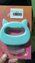 Peine de dientes seguro y suave, cepillo para masaje a mascotas, mango de En forma de concha bonito, masaje para mascotas, peines para perros y gatos, elimina pelos sueltos