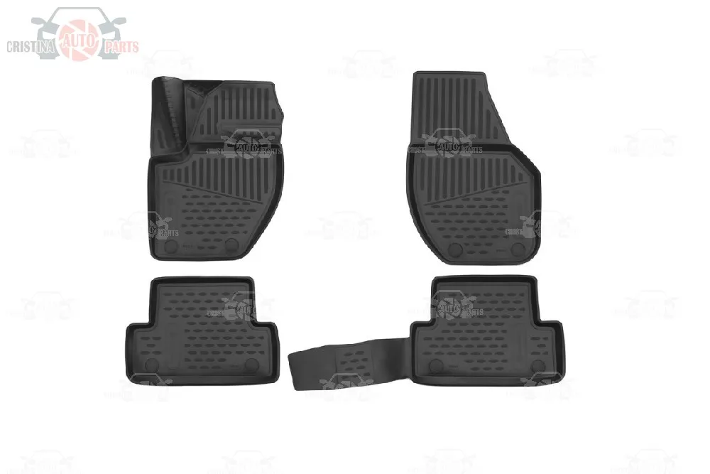 Floor mats for Volvo V40~ rugs non slip polyurethane dirt protection interior car styling accessories