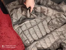 90% Ultra-luz de talla grande fino algodón Down chaqueta 2019 mujeres Otoño Invierno corto con capucha cálido blanco plumón de pato ropa mujer