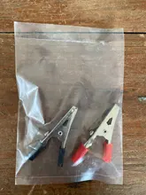 Connector Battery-Plug Alligator-Clips Crocodile-Clip Test-Probe Plastic-Handle Metal