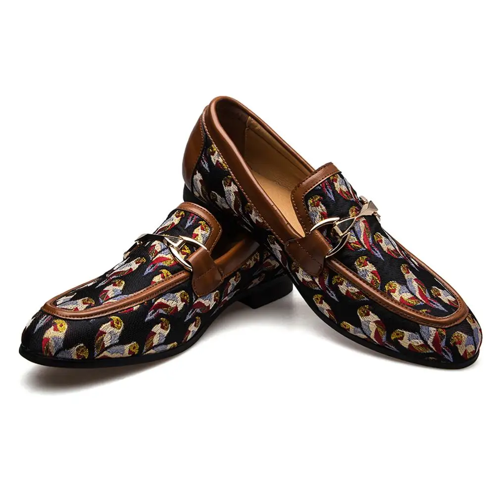 Genuine Leather Loafers Men Shoes 