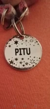 Gato personalizada etiqueta de perro-perro ID Tag MW002 artística fuente de doble cara grabado para la pequeña mascota mediana grande Collar de perro accesorios etiqueta
